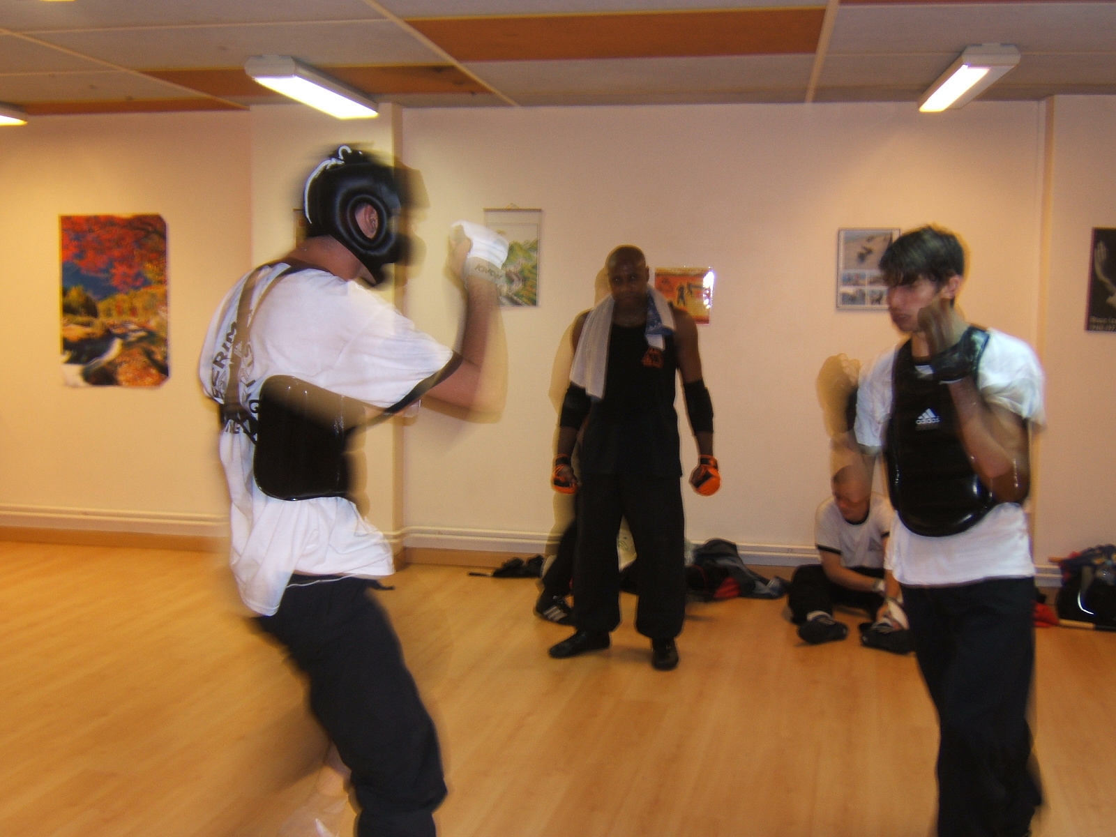 sparring dans les arts martiaux
